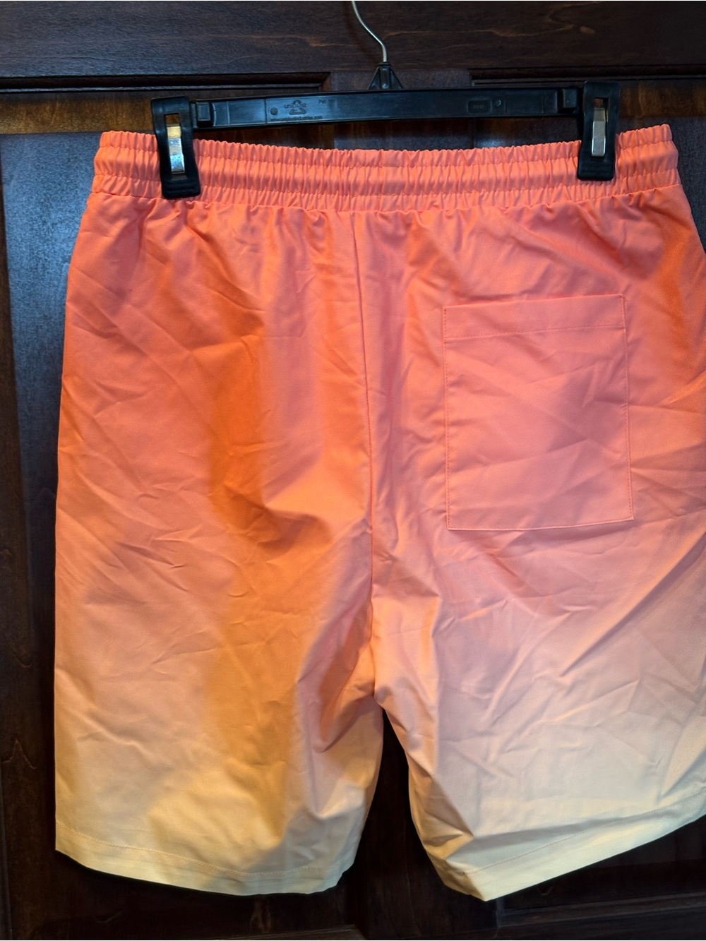 SHEIN Orange Ombre Men’s Swim Trunks